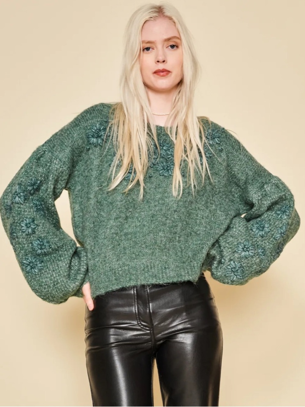 DRA - CYNTHIA SWEATER in Evergreen